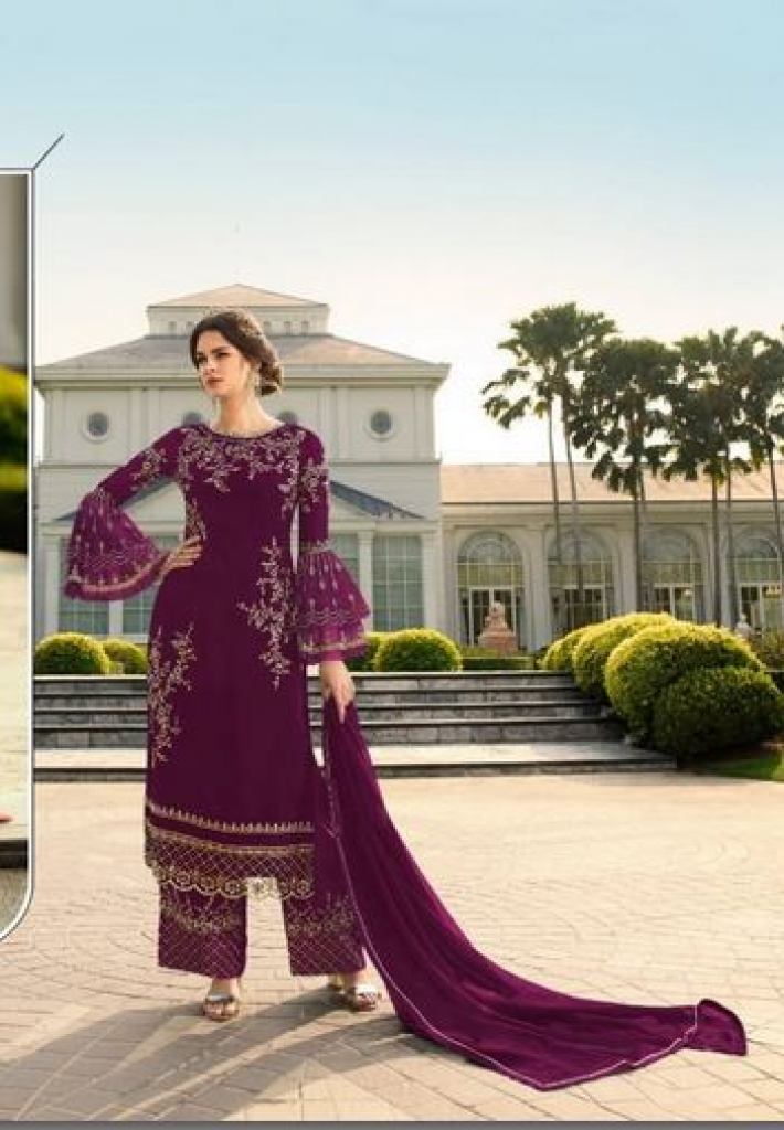 navya partywear gown with fancy work dupatta