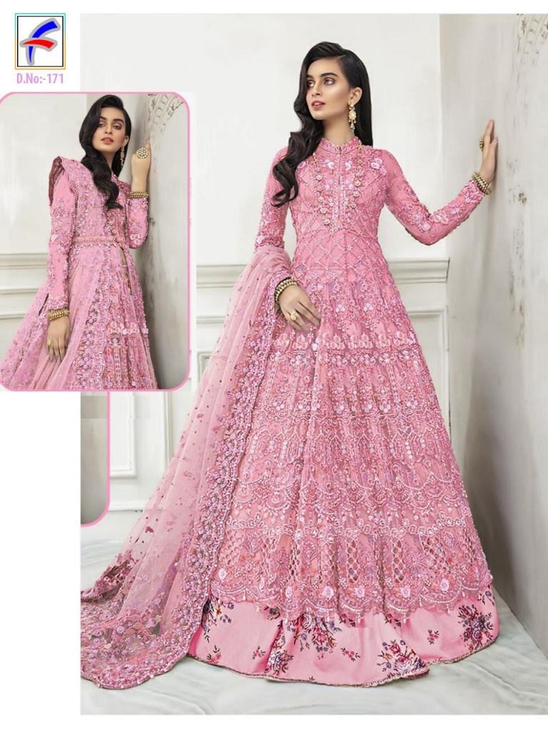 Rosemeen Fancy Designer Heavy Festive Wear Net With Embroidery Stone Work  Sequence Pakistan Salwar Suit Collection - The Ethnic World