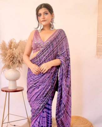 BOLLYWOOD STYLE PRINT SAREE