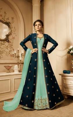 LT Fabrics Nitya Vol-128 2805 Series Collection Designer Embroidered Party Wear salwar suit