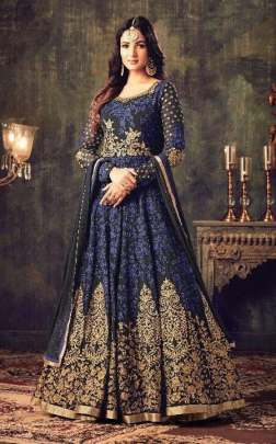 MAISHA MAKEEN AZARA 4705 C DESIGNER PARTY WEAR WEDDING WEAR ANARKALI SALWAR SUITS