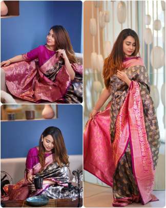 Organic Banarasi Sarees For Intimate And Big Fat Indian Weddings saree